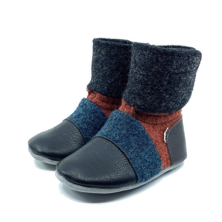 "Coho" Felted Wool Booties from Nook