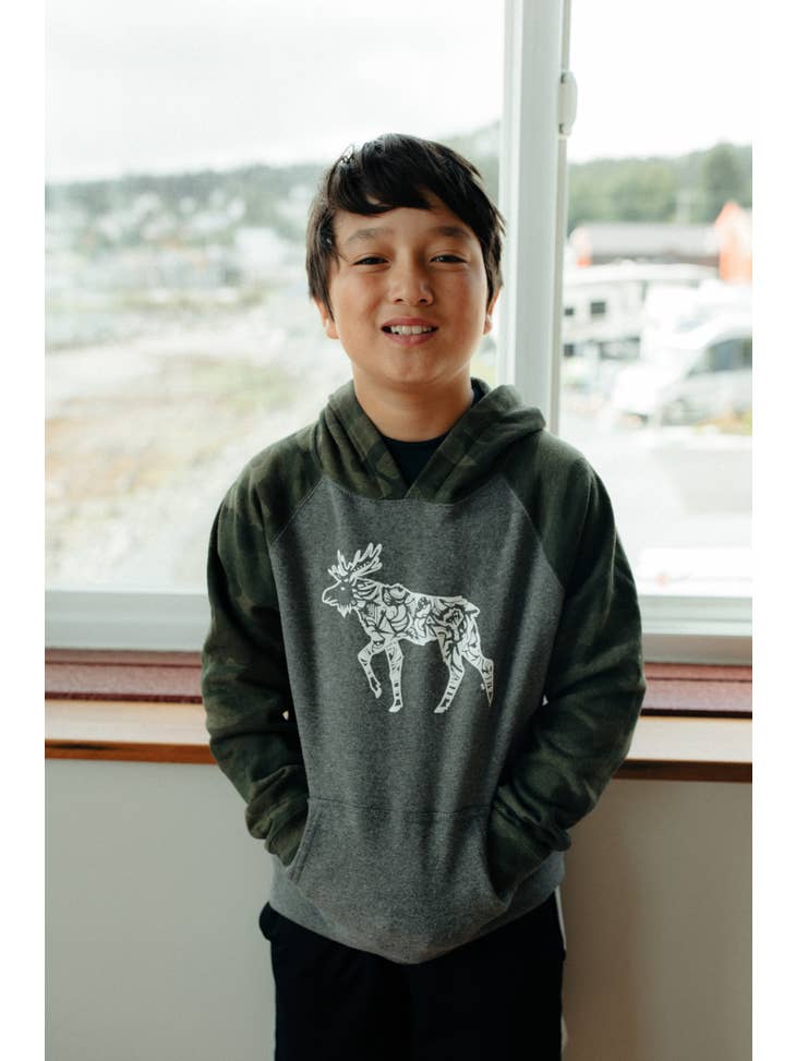 Moose Hoodie from Alaska Creations