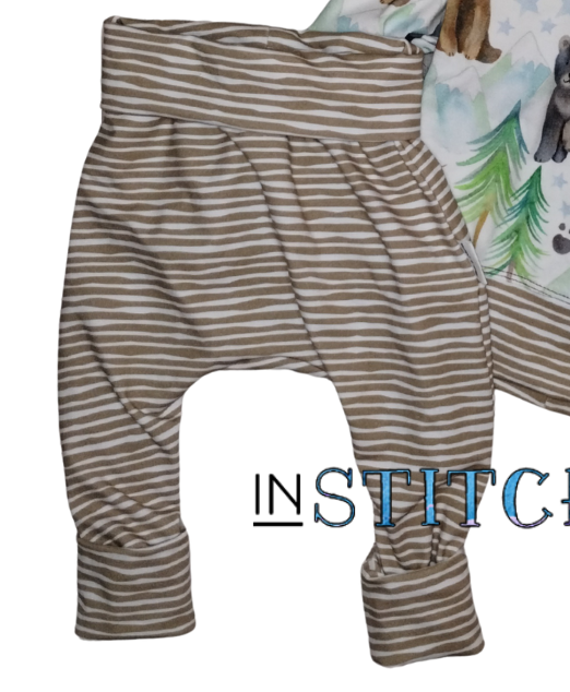 Baby Bear - Grow With Pants and Hoodies - Multiple Colors - Size 3-12 month