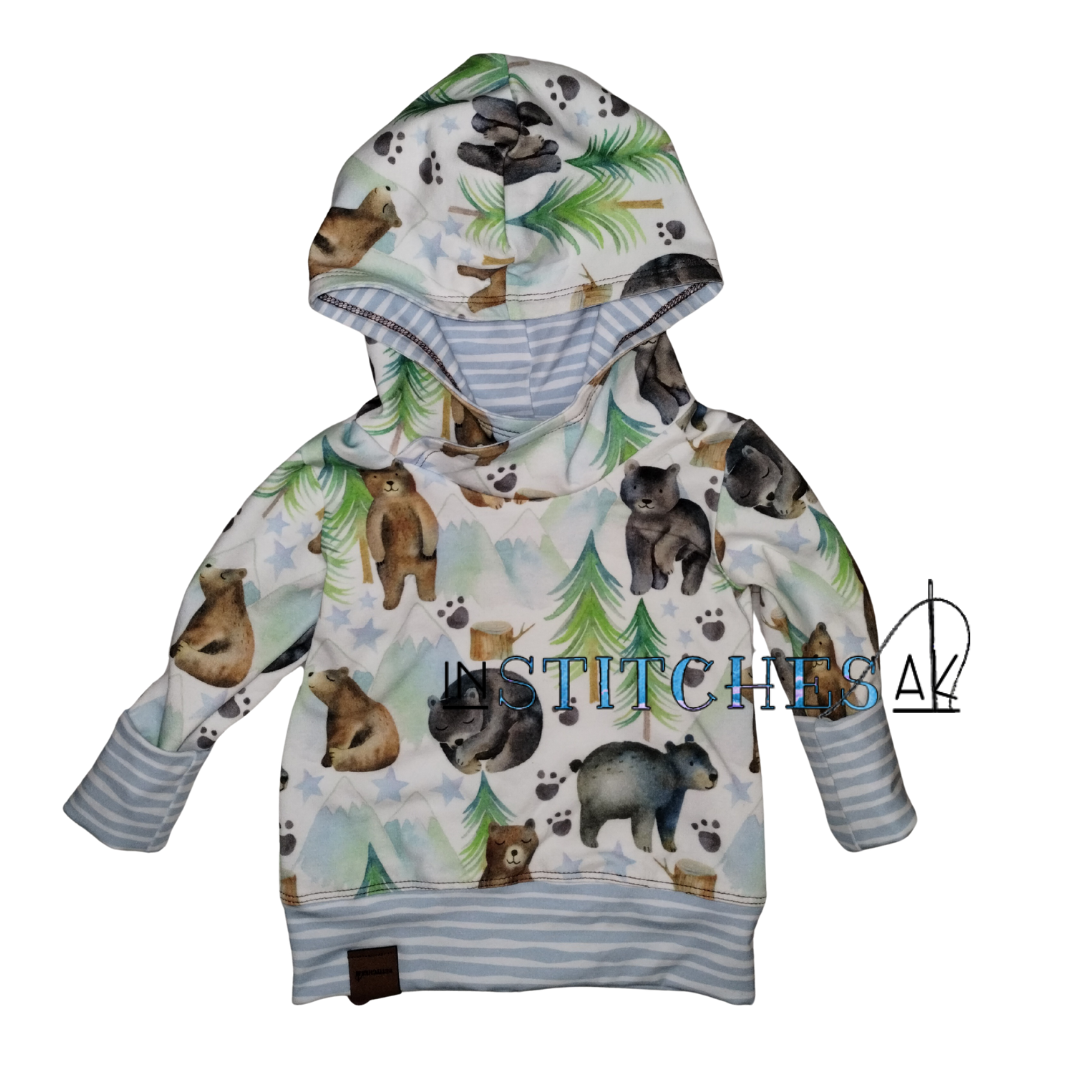 Baby Bear - Grow With Pants and Hoodies - Multiple Colors - Size 3-12 month