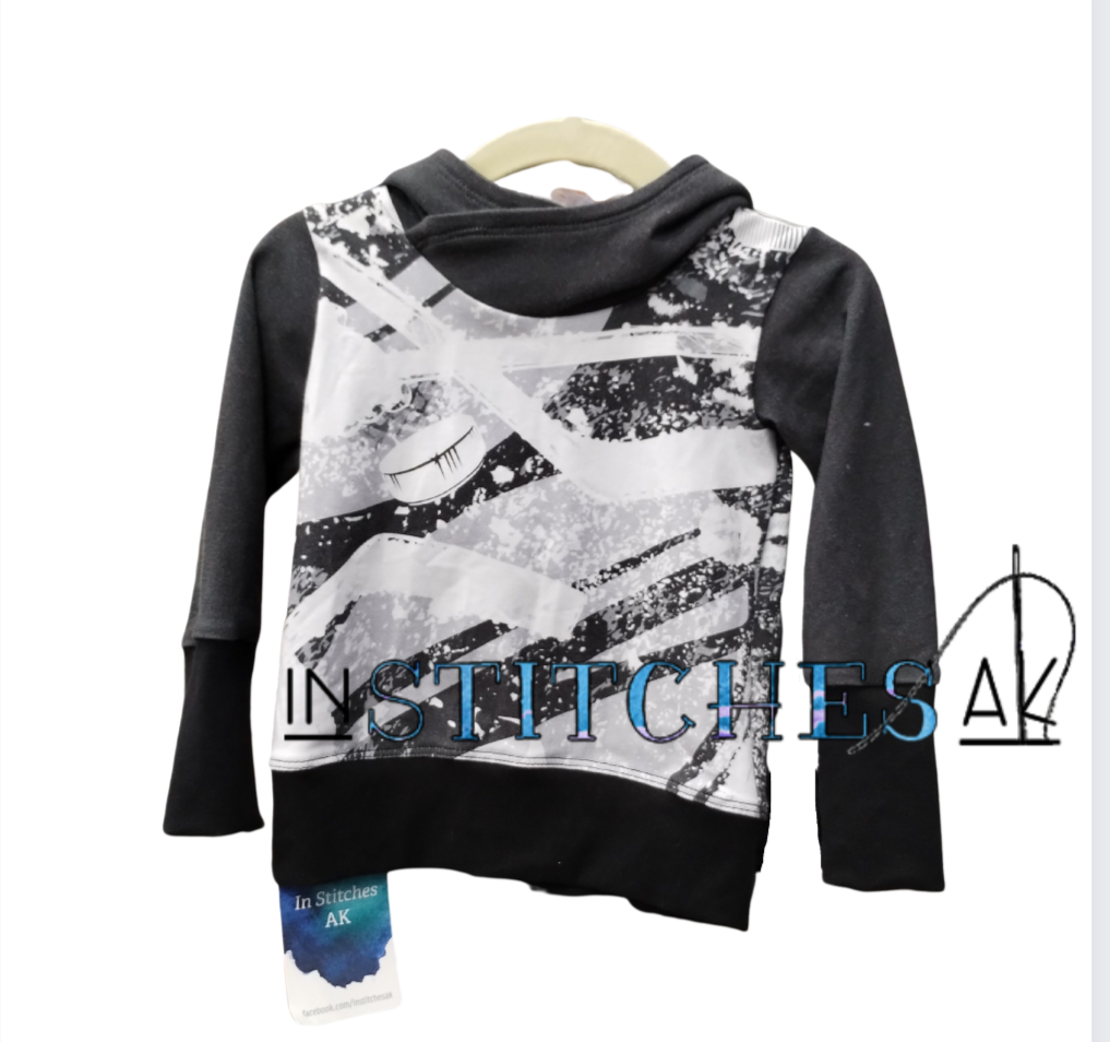 Hockey Grow With Me Hoodies - Multiple Sizes