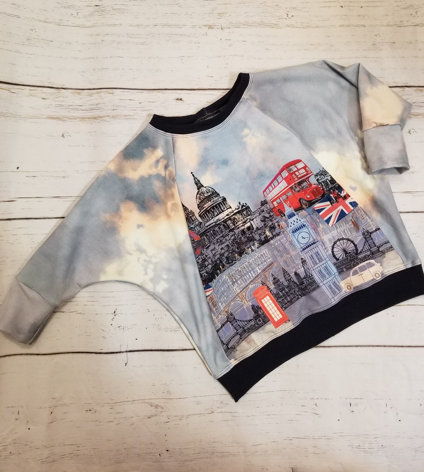 London Cozy Raglan Sweater (Waist Length) - 6