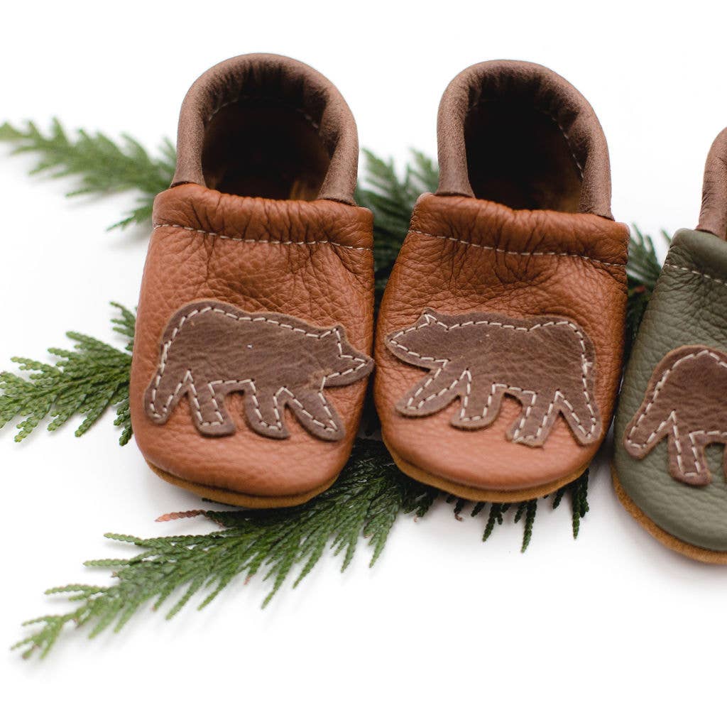 Starry Knight Designs - Brown Bears on Sienna - Multiple Sizes