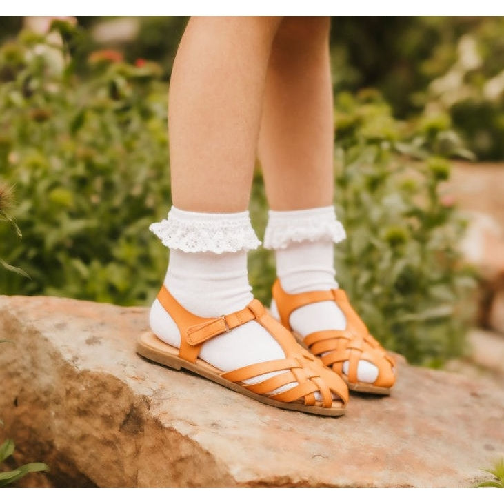 White Midi Lace Socks - 3 pack - Little Stocking Co