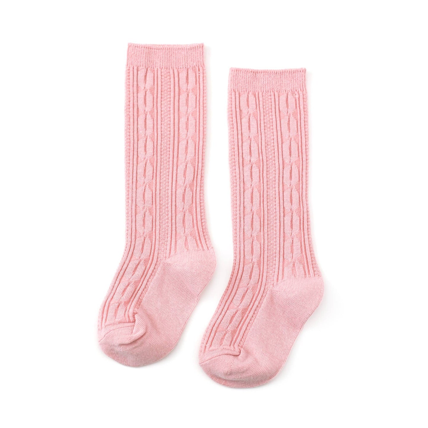 Cable Knit Knee High Socks - Garden Party Collection - Little Stocking Co