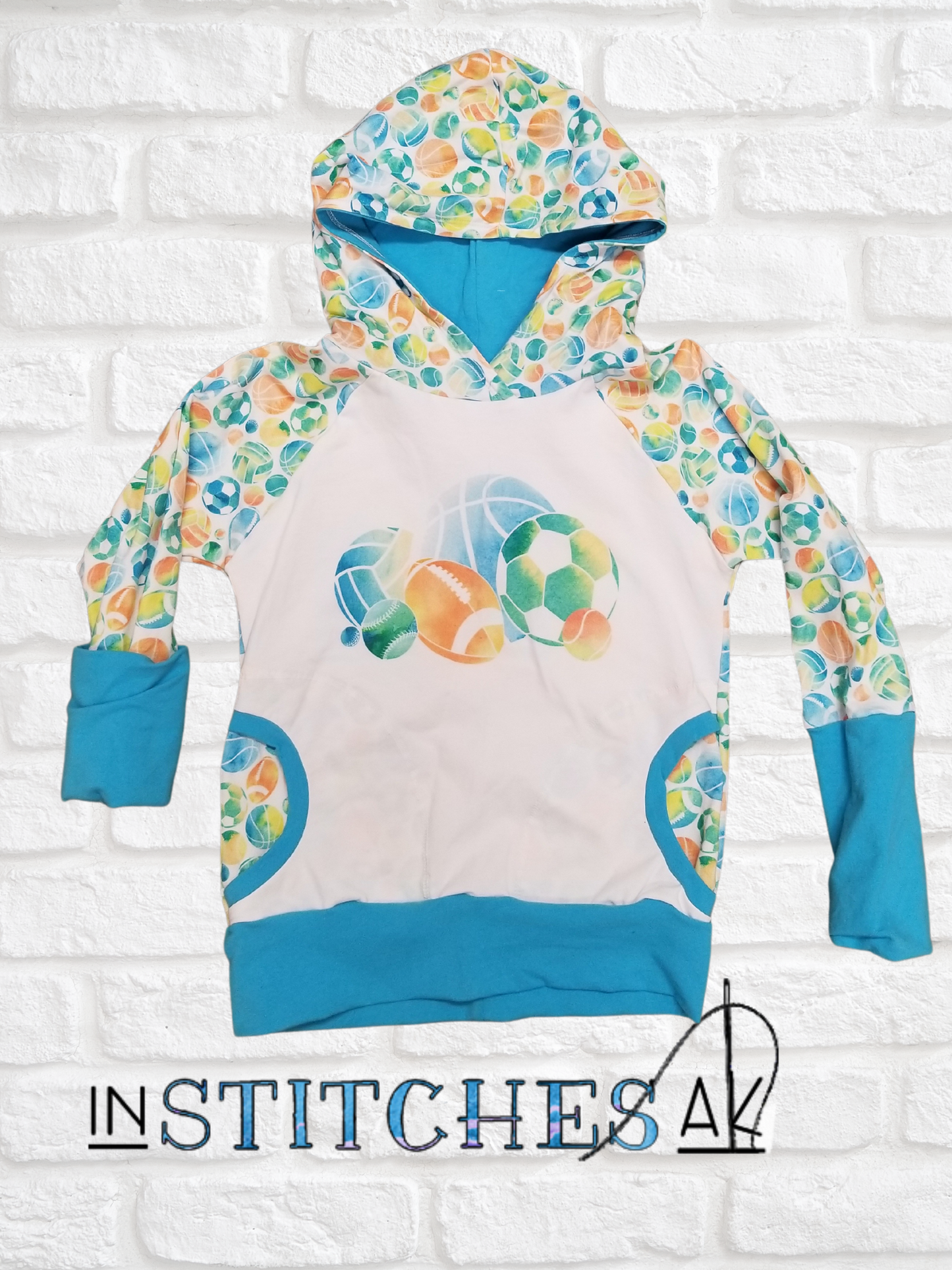 Sports Grow With Me Hoodie 6-9Y
