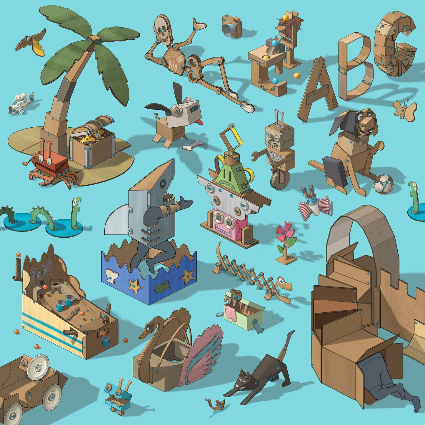 EXPLORE - Makedo Cardboard Construction Tools