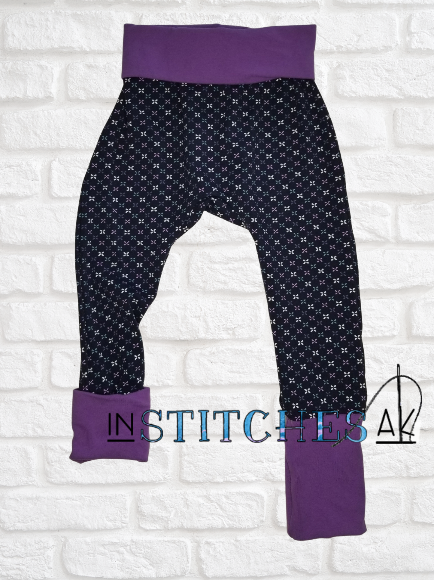 Mini Floral - Grow With Me Pants - Multiple Sizes