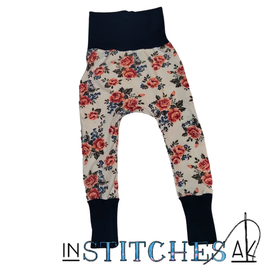 Rose Bloom Grow With Me Pants - 12m-3T