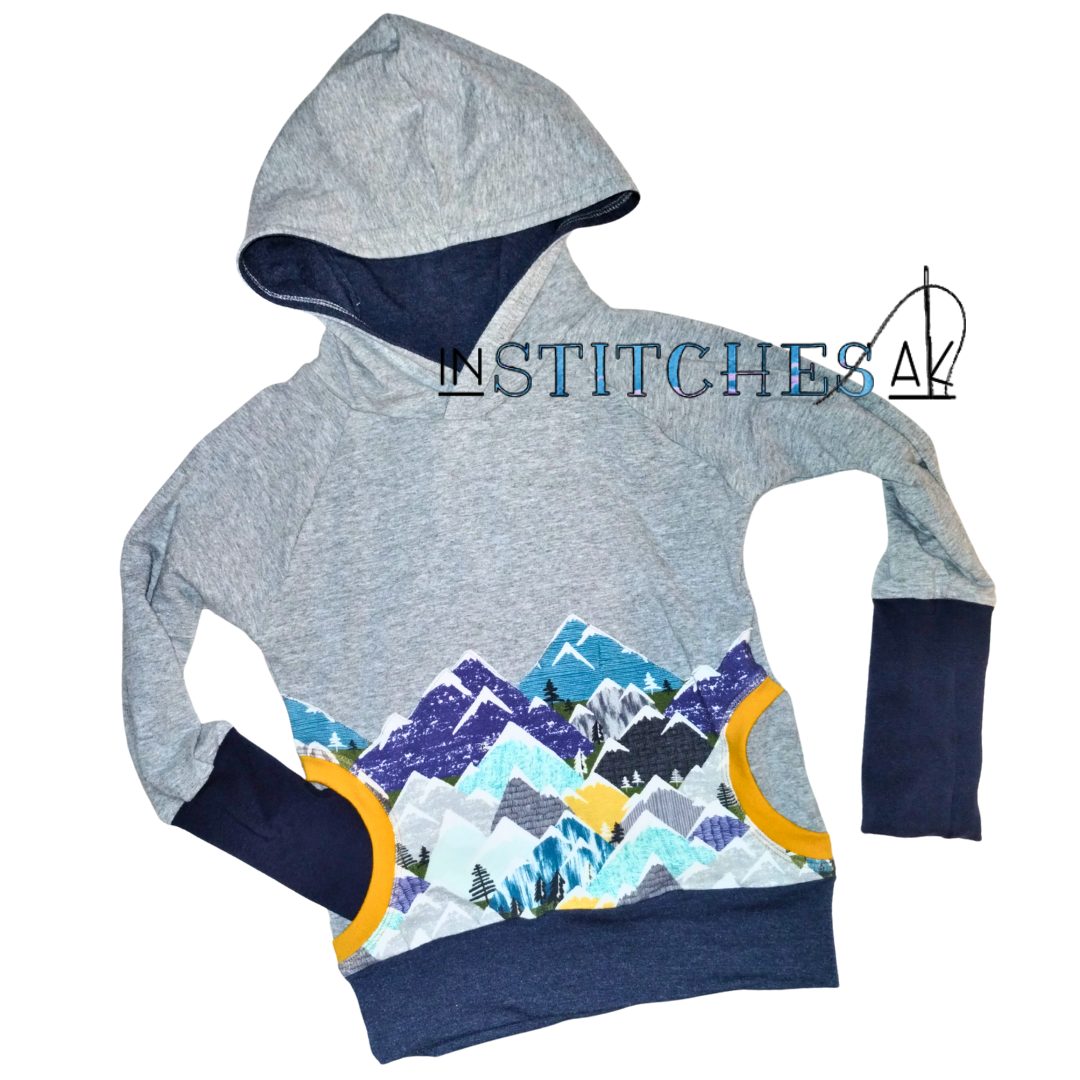 Pioneer Peak Grow With Me Hoodie - Multiple Sizes