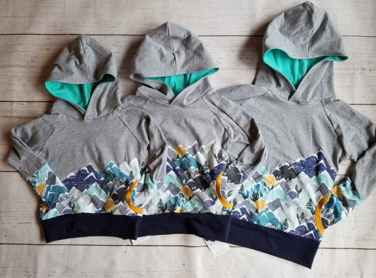 Pioneer Peak Grow With Me Hoodie - Multiple Sizes