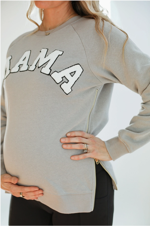 Mama Brass Zip Sweatshirt - Movemama Apparel