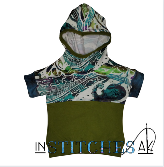 Tidepool Friends Grow With Me Hooded Slouchy Dolman - Multiple Sizes