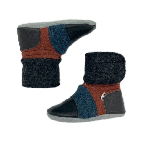"Coho" Felted Wool Booties from Nook