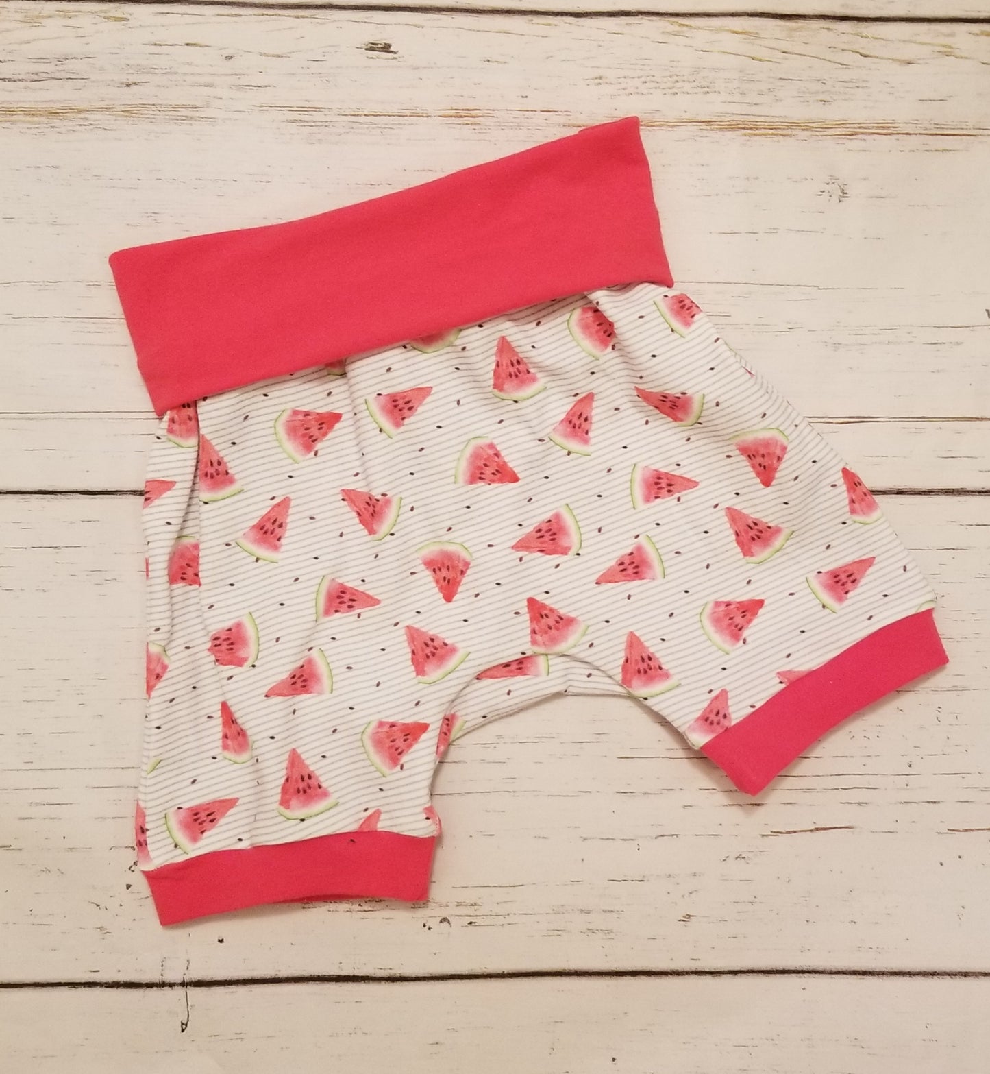 Watermelon Grow With Me Shorts - Multiple Sizes