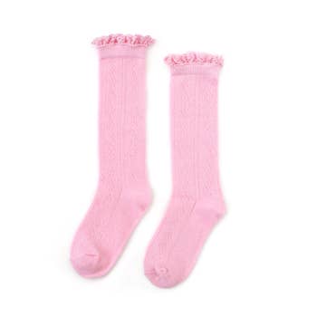 Lace Top Knee High Socks - Little Stocking Co