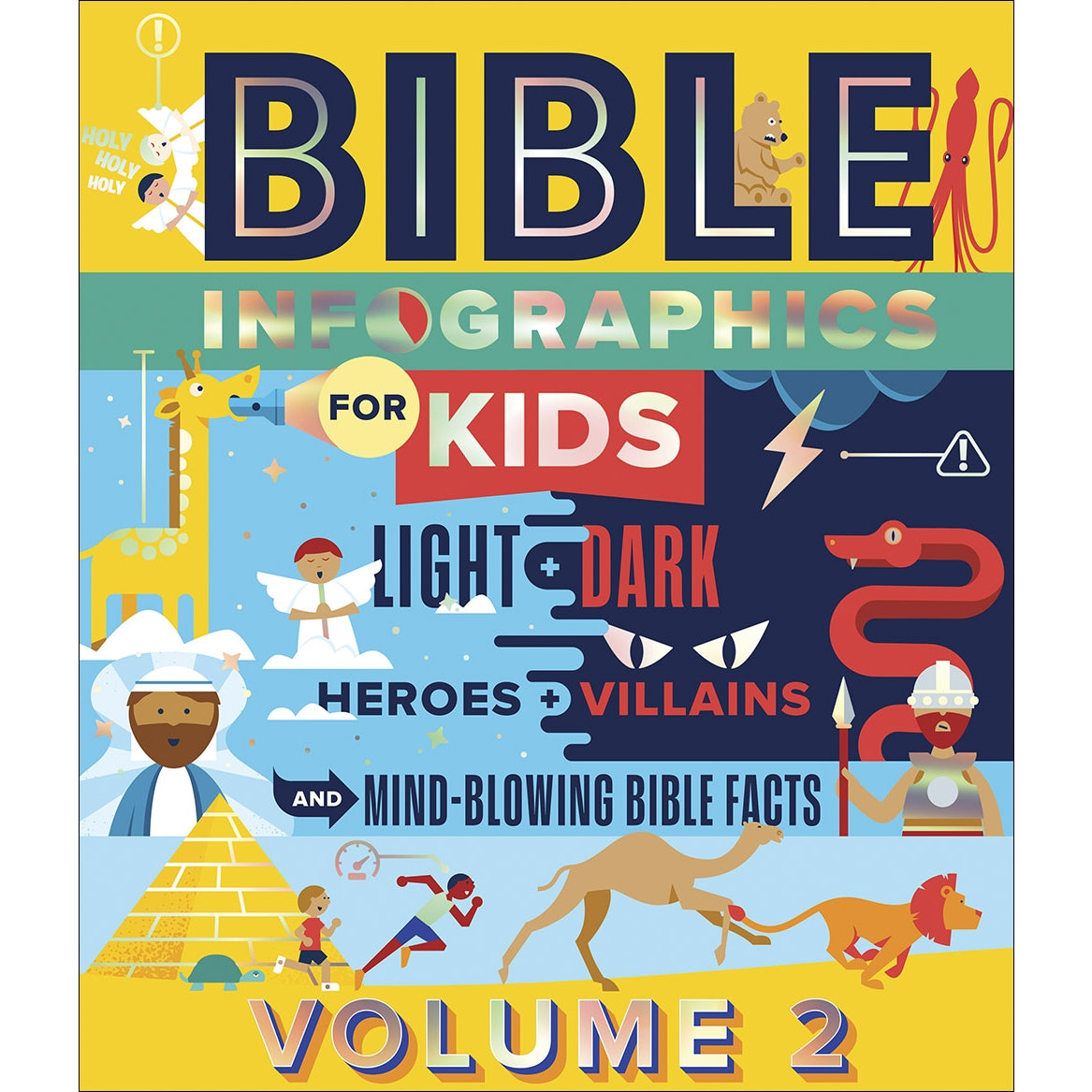 Bible infographics light and dark book volume 2