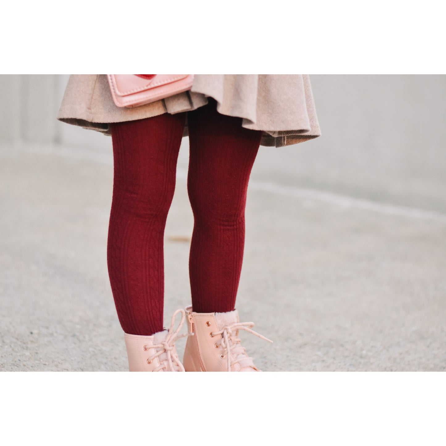 Cable Knit Tights - Little Stocking Co