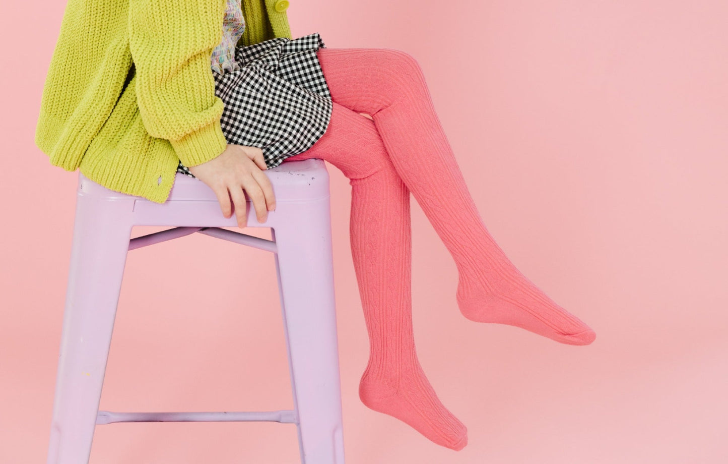 Cable Knit Tights - Little Stocking Co
