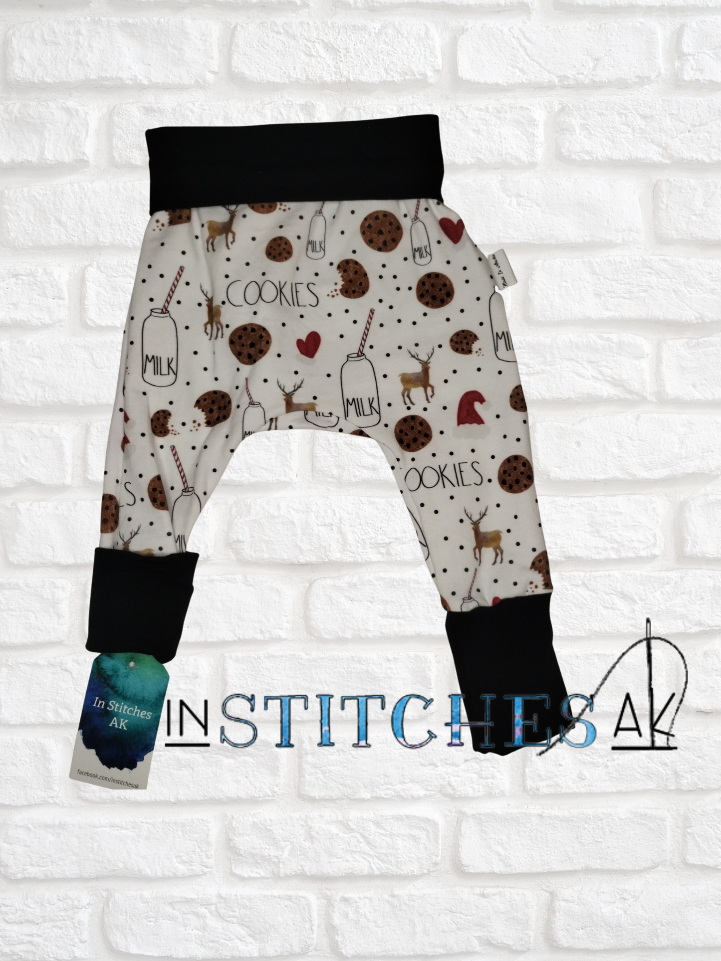 Milk and Cookies Grow With Me Pants - Multiple Sizes