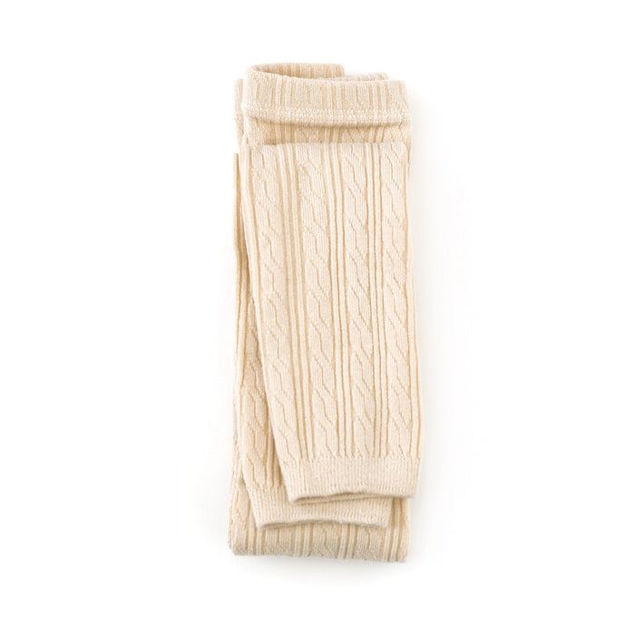 Cable Knit Footless Tights - Little Stocking Co